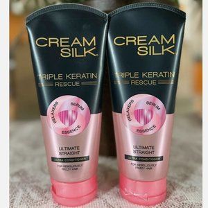 CREAMSILK Triple Keratin Rescue Ultimate Straight Ultra Conditioner (2pcs) 170ml
